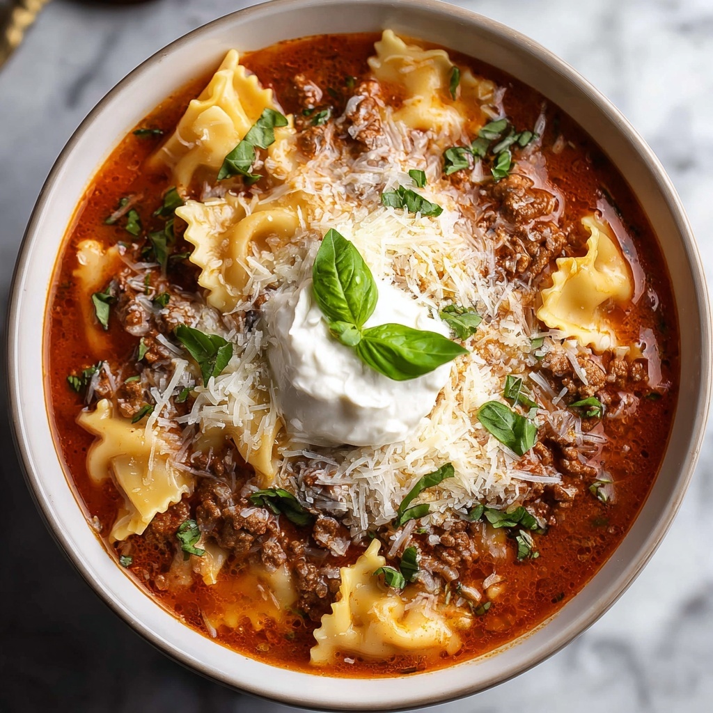 Easy Lasagna Soup Recipe - Recipe Image