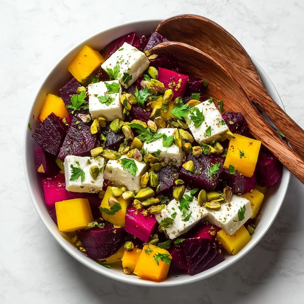 Orange Beet Salad with Feta and Pistachios Recipe - Recipe Image