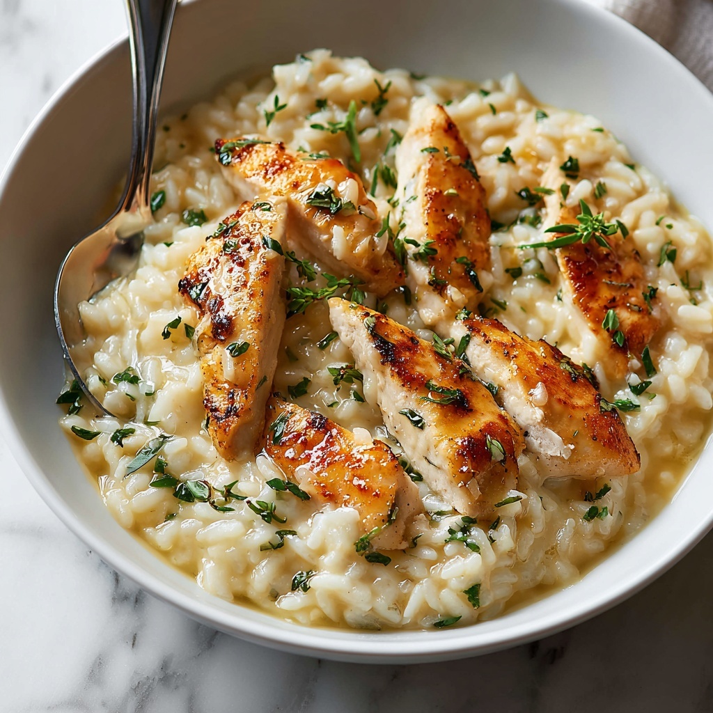 Creamy Herb Chicken and Basmati Rice Recipe - Recipe Image