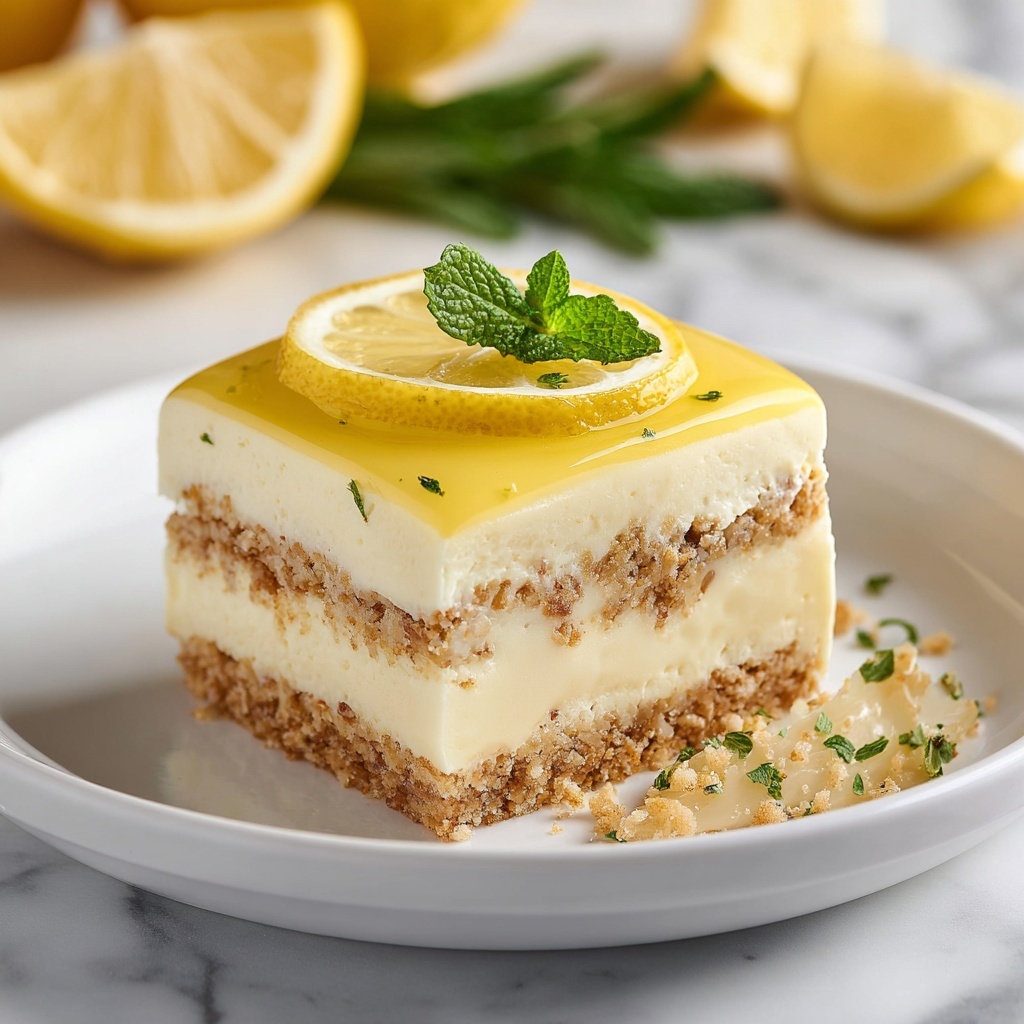 No-Bake Lemon Eclair Cake Recipe - Recipe Image