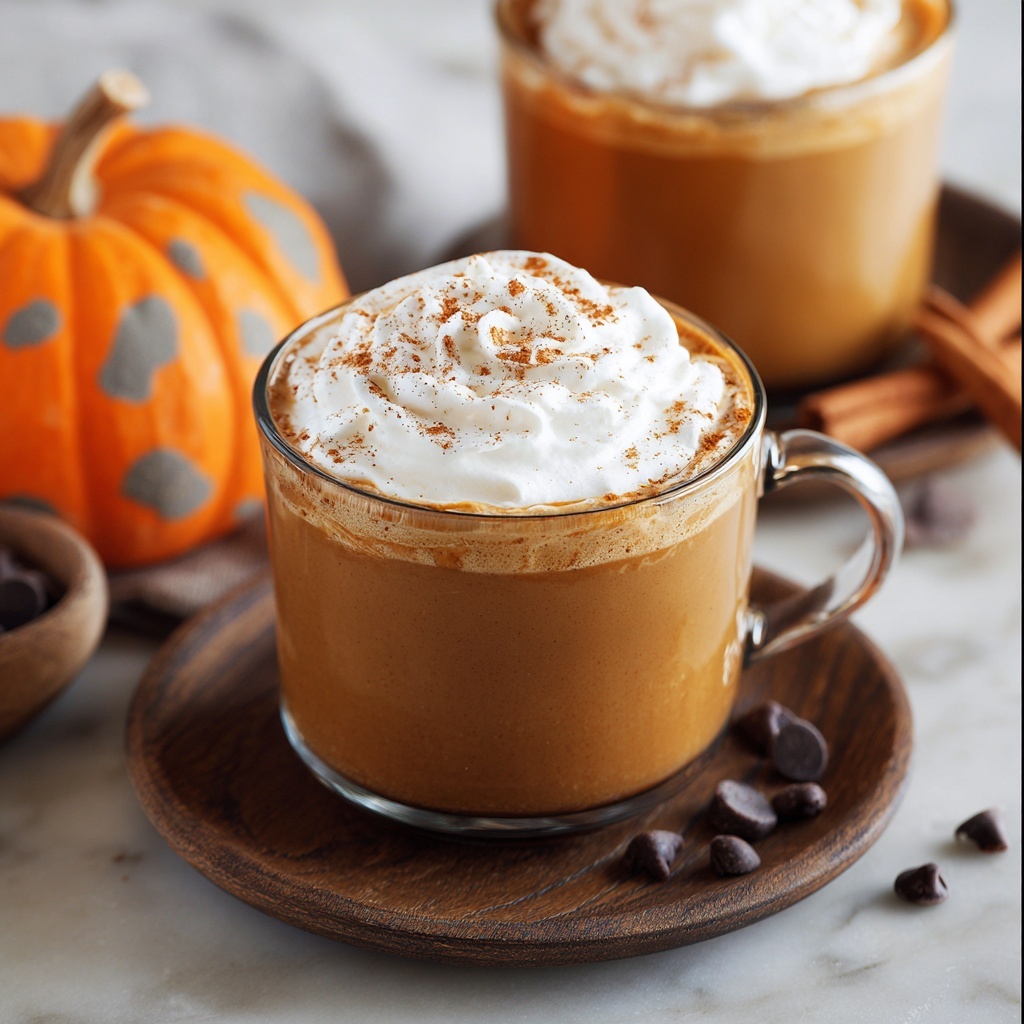 Thick and Creamy Pumpkin Hot Chocolate Recipe - Recipe Image