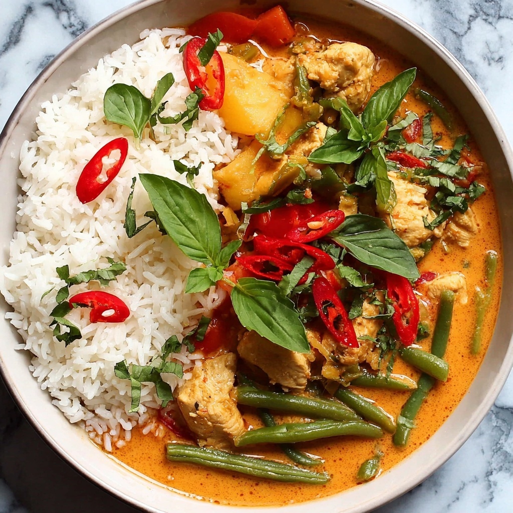Thai Red Curry with Chicken Recipe - Recipe Image