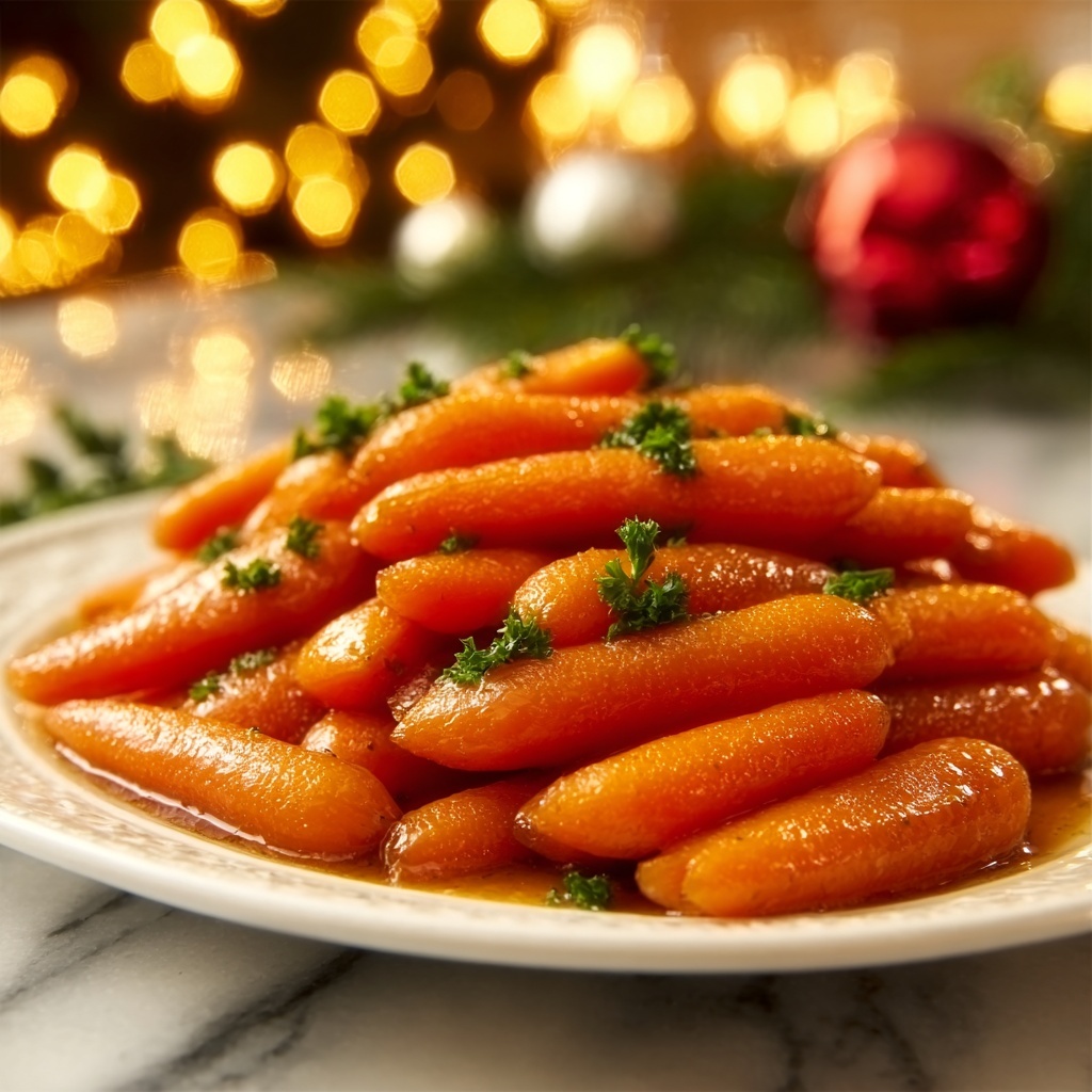 Slow Cooker Baby Carrots with Honey and Brown Sugar Recipe - Recipe Image