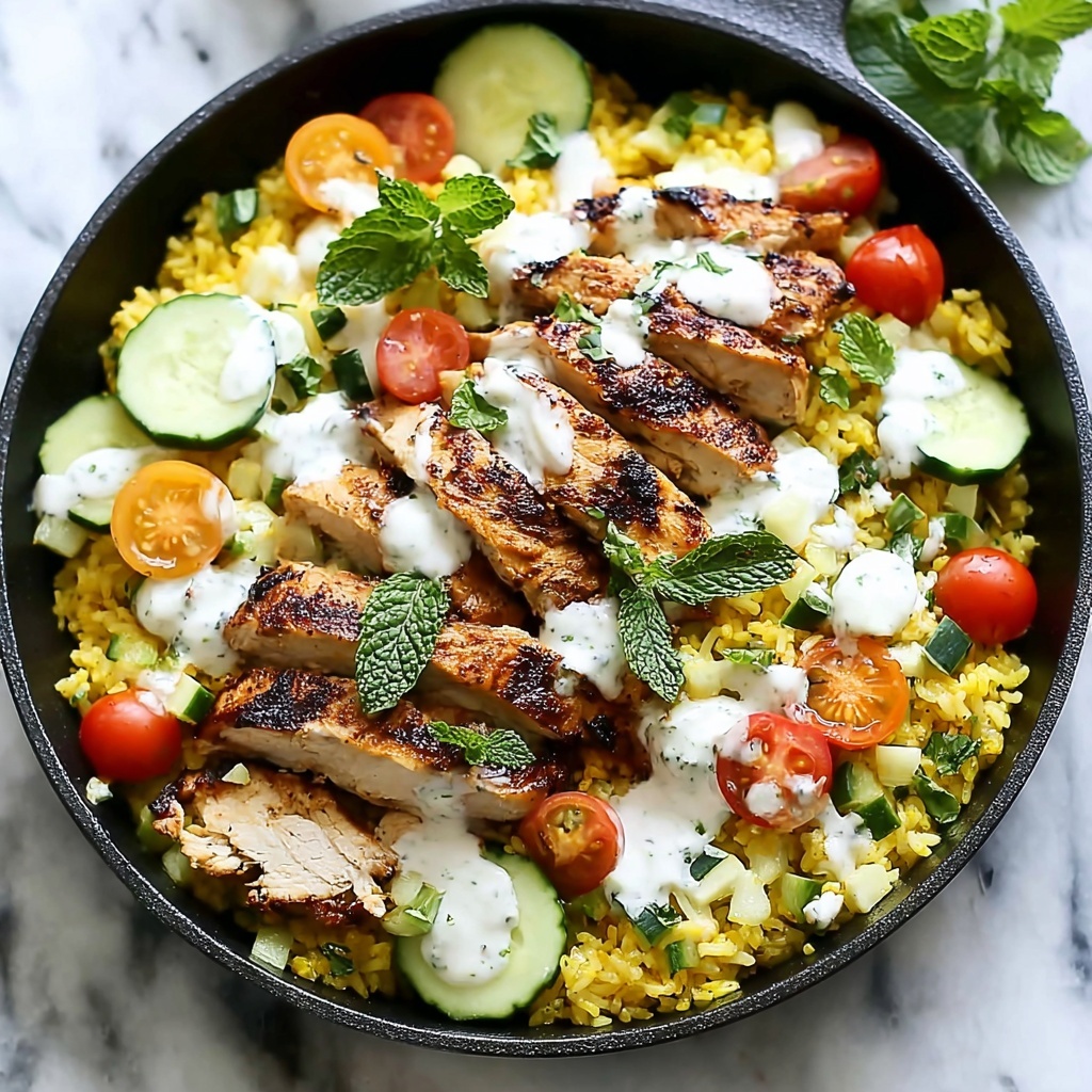 Lemon Herb Chicken Shawarma Casserole Recipe - Recipe Image