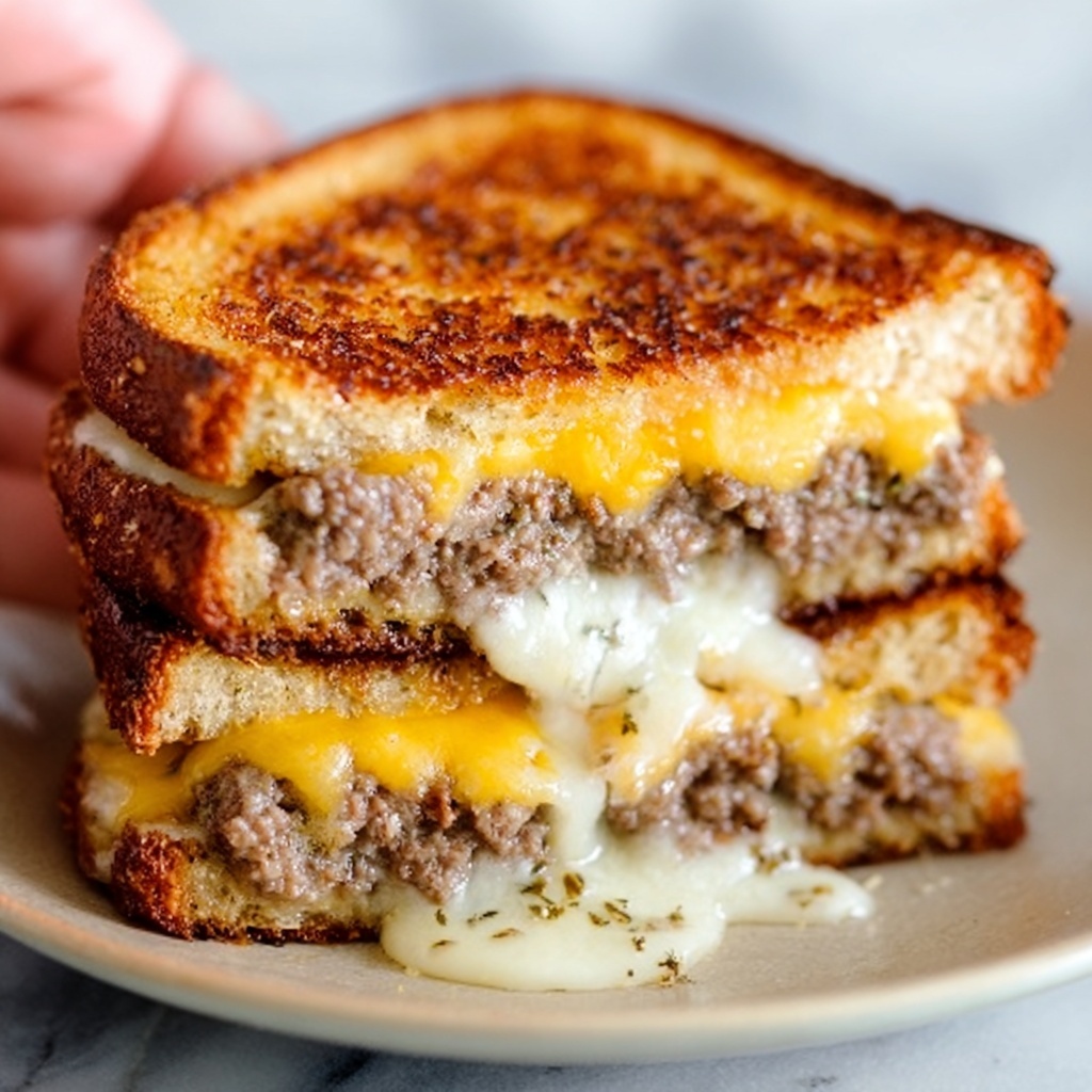 Patty Melt with a Special Secret Sauce Recipe - Recipe Image