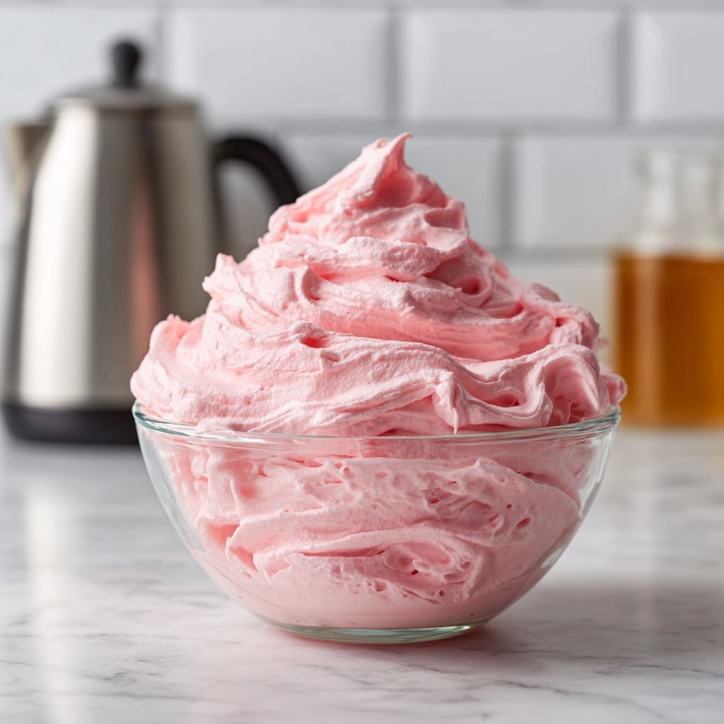 Pink Whipped Jello Recipe - Recipe Image