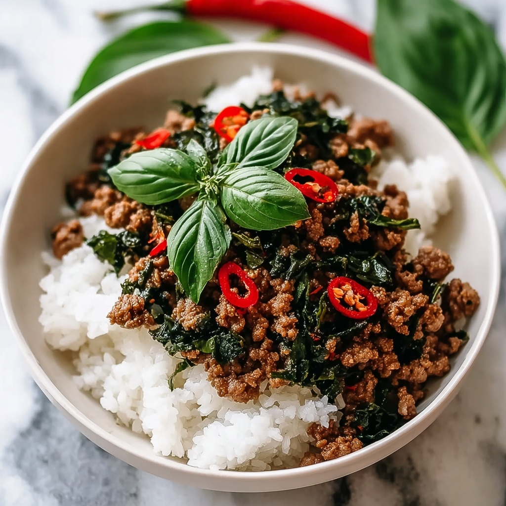 Thai Basil Chicken Recipe - Recipe Image