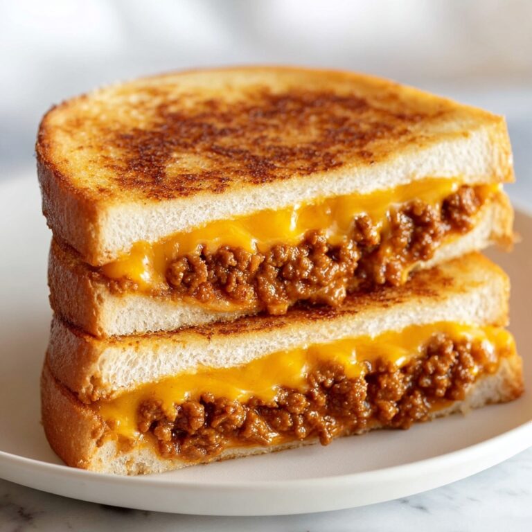 Sloppy Joe Grilled Cheese Recipe