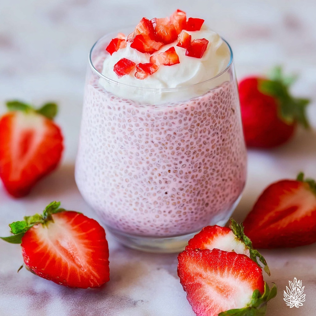 Strawberry Chia Pudding Recipe - Recipe Image