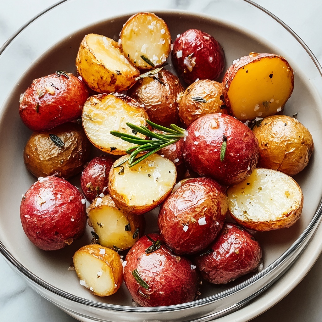 Roasted Baby Potatoes with Rosemary and Garlic Recipe - Recipe Image