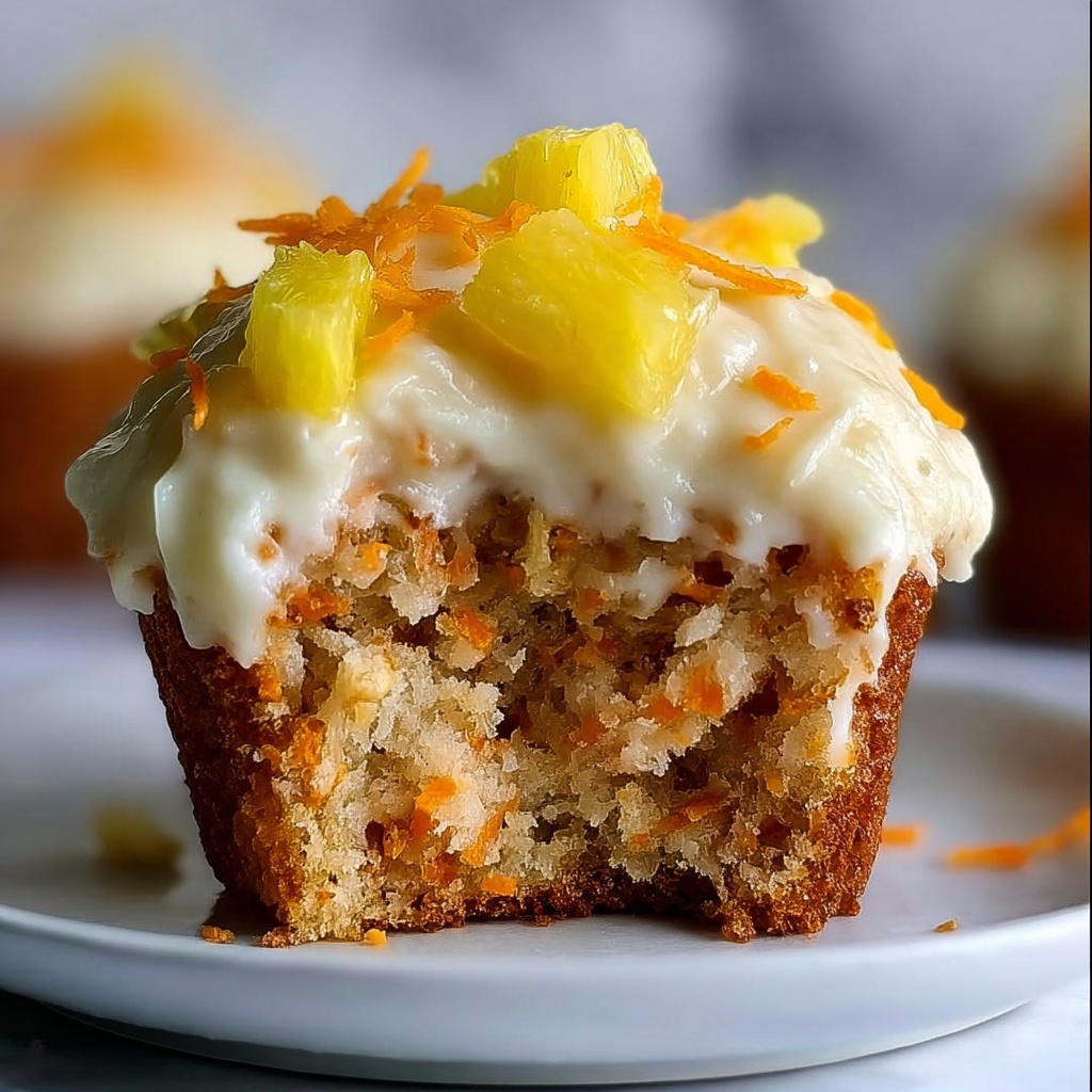 Hawaiian Pineapple Carrot Muffins Recipe - Recipe Image