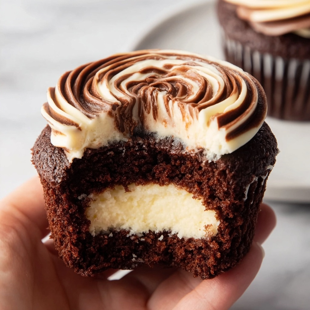 Chocolate Coffee Cream Cupcakes Recipe - Recipe Image