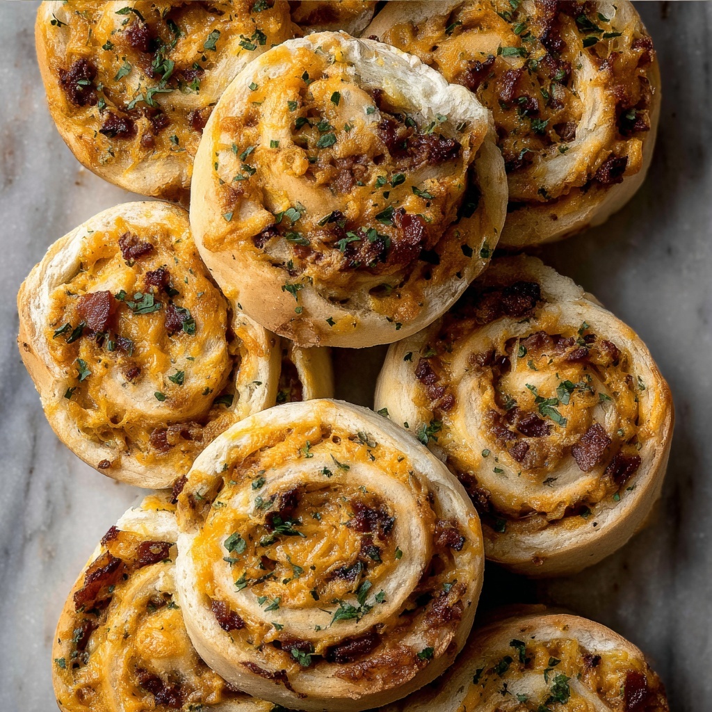 Baked Jalapeño Popper Pinwheels Recipe - Recipe Image