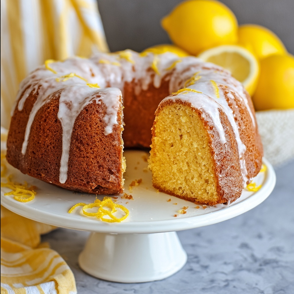 Italian Lemon Pound Cake Recipe - Recipe Image