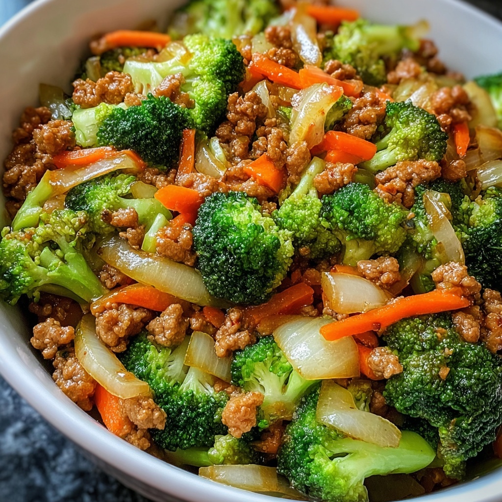 Ground Turkey Stir Fry with Broccoli Recipe - Recipe Image