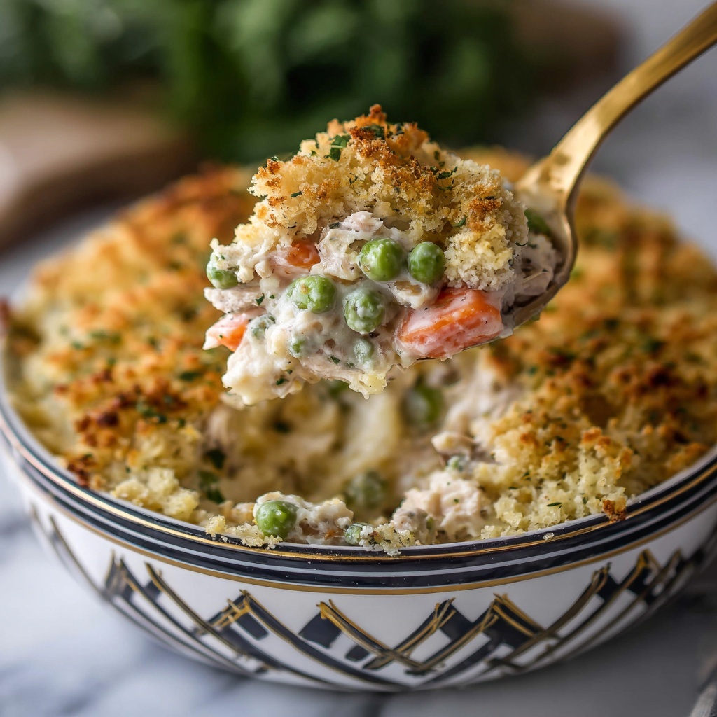 Sweet Potato Chicken Pot Pie Casserole Recipe - Recipe Image