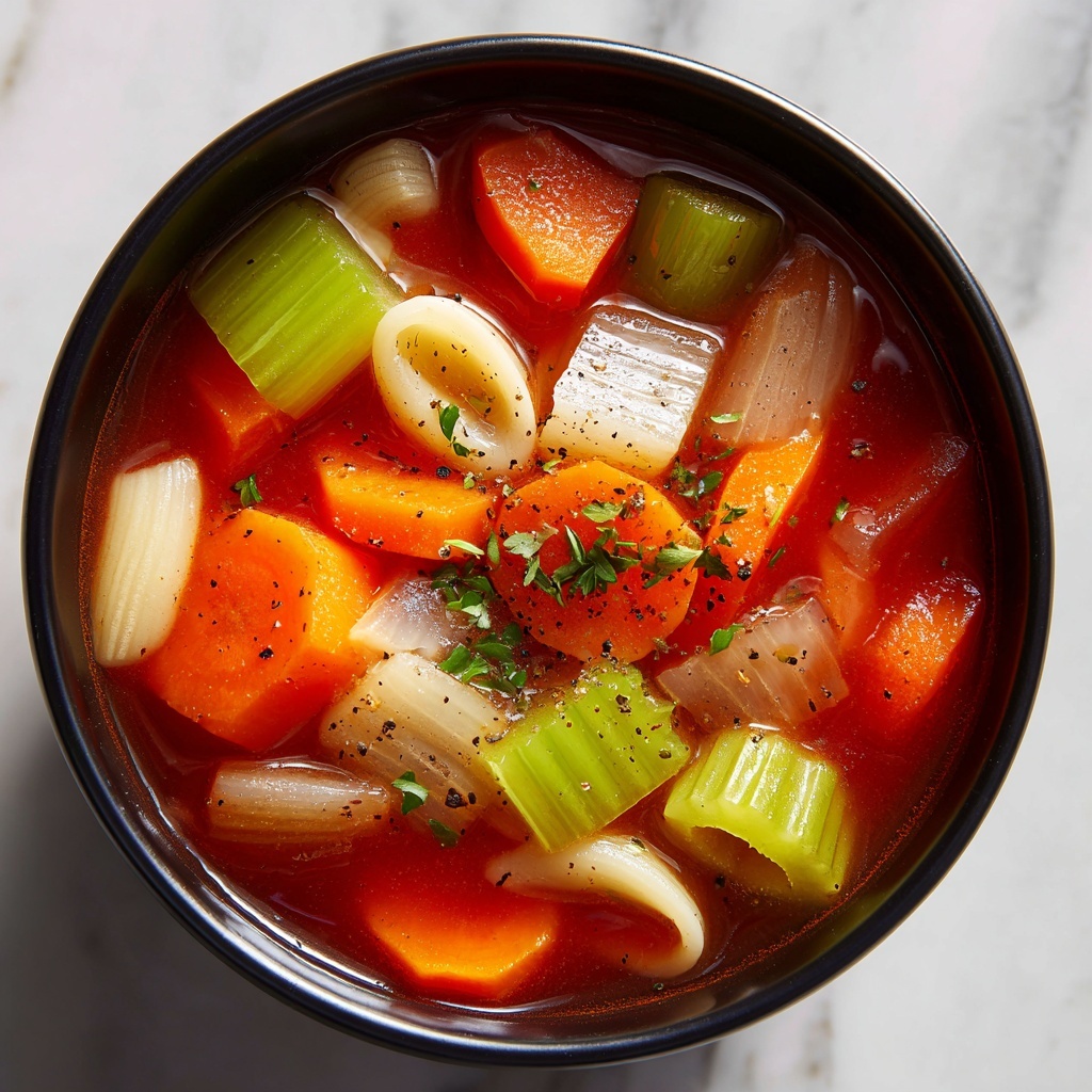 Hearty Minestrone Soup with Beans, Pasta, and Vegetables Recipe - Recipe Image