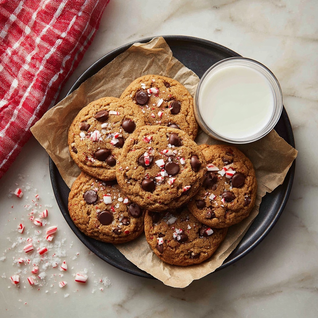 Peppermint Chocolate Chip Cookies Recipe - Recipe Image
