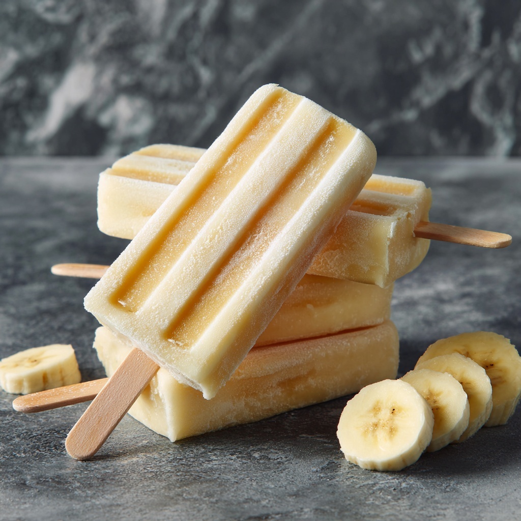 Creamy Banana Pudding Popsicles Recipe - Recipe Image