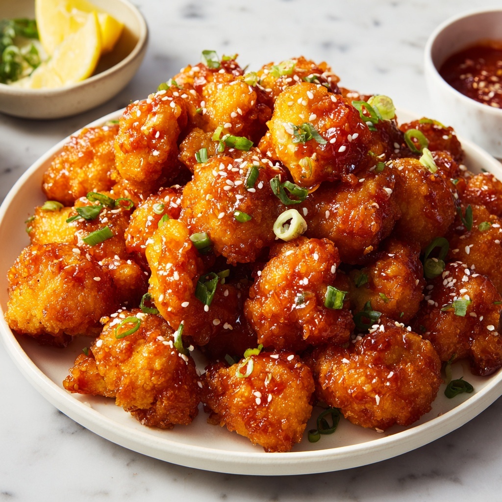 Crispy Hawaiian Style Korean Fried Chicken Recipe - Recipe Image