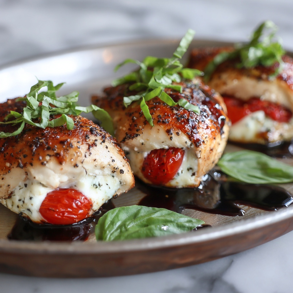 Caprese Stuffed Chicken Breast Recipe - Recipe Image