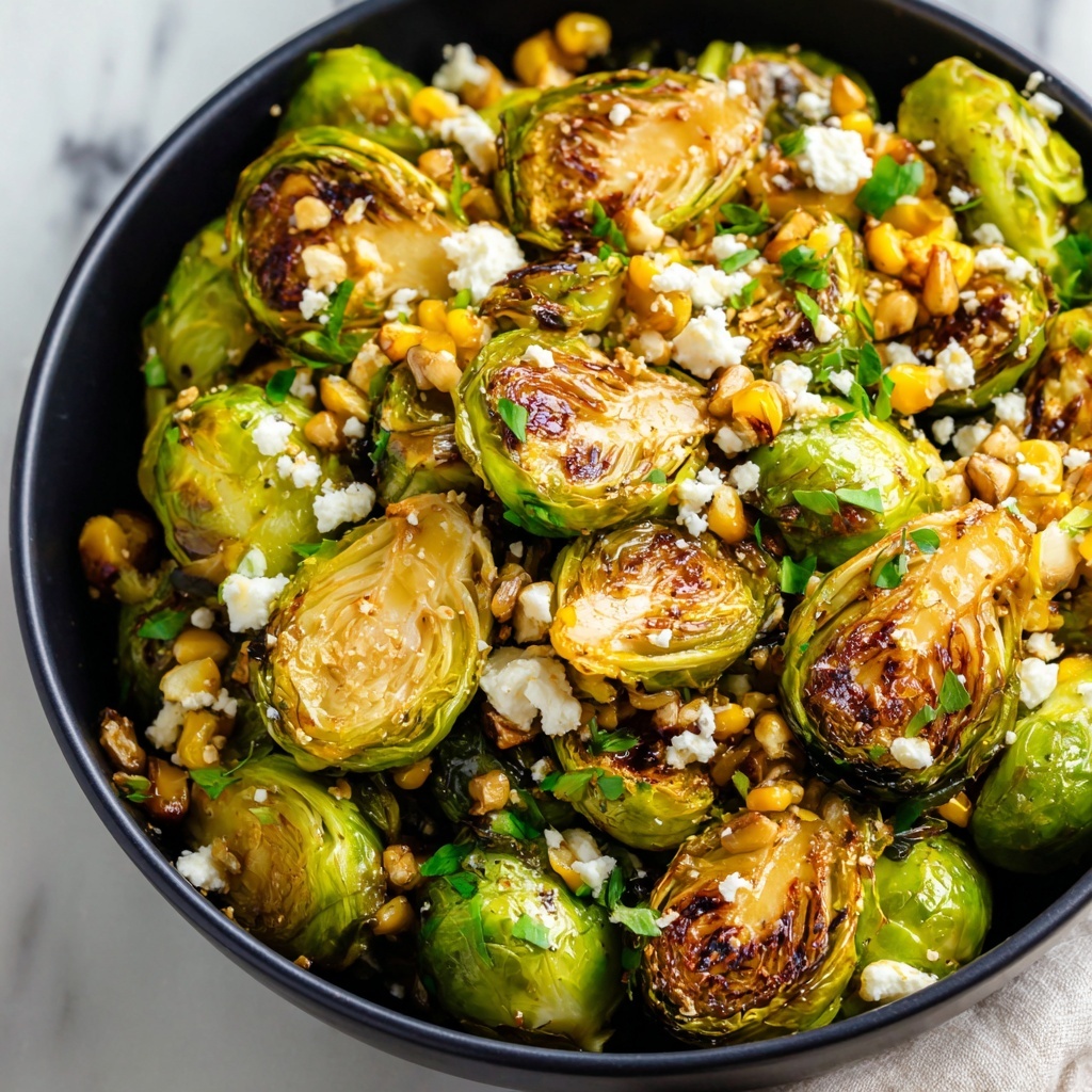 Mexican Street Corn Brussels Sprouts: A Flavorful Twist on a Classic Dish Recipe - Recipe Image