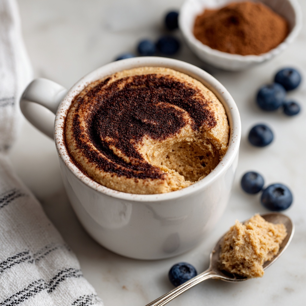 Cinnamon Mug Cake Recipe - Recipe Image