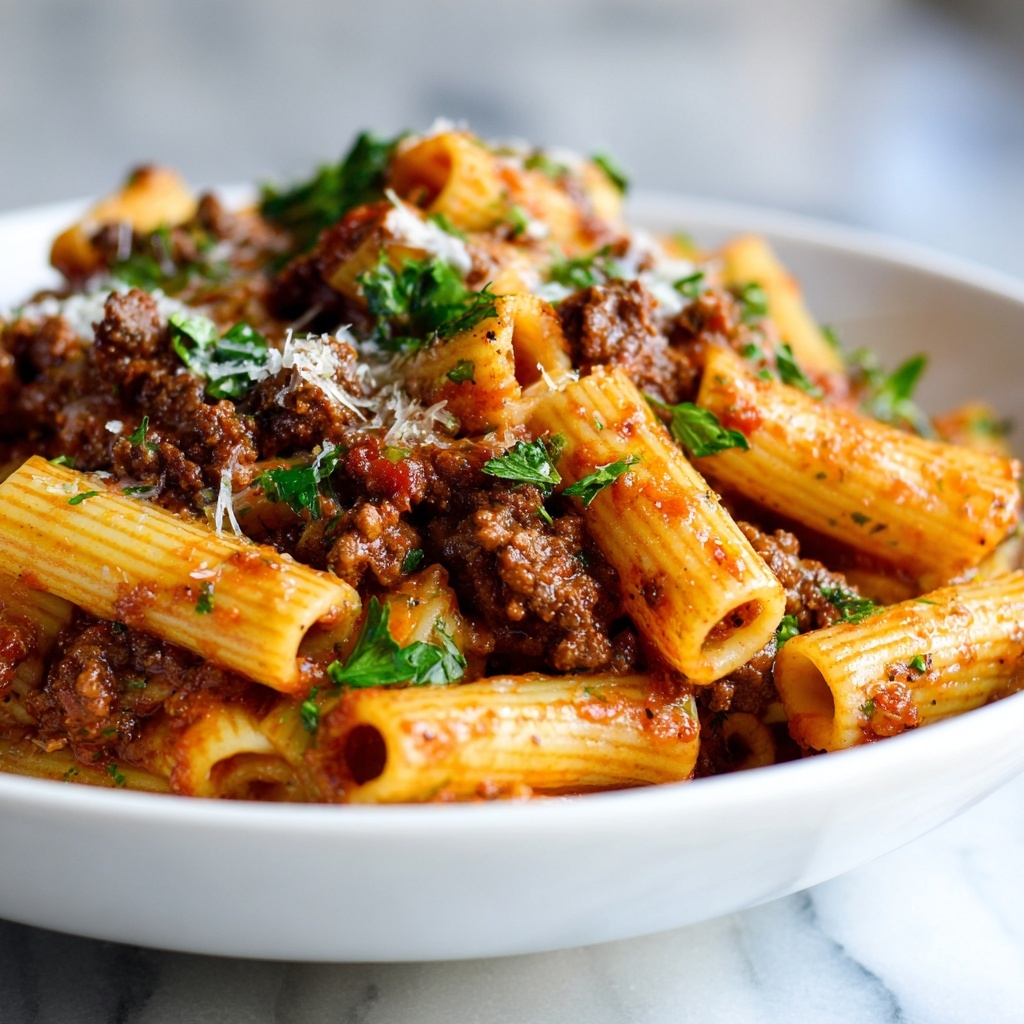 Creamy Rigatoni with Boursin Cheese Recipe - Recipe Image