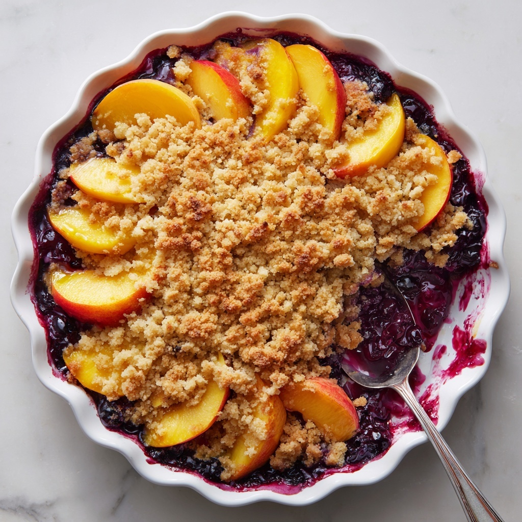 Summer Peach and Blueberry Cobbler Recipe - Recipe Image