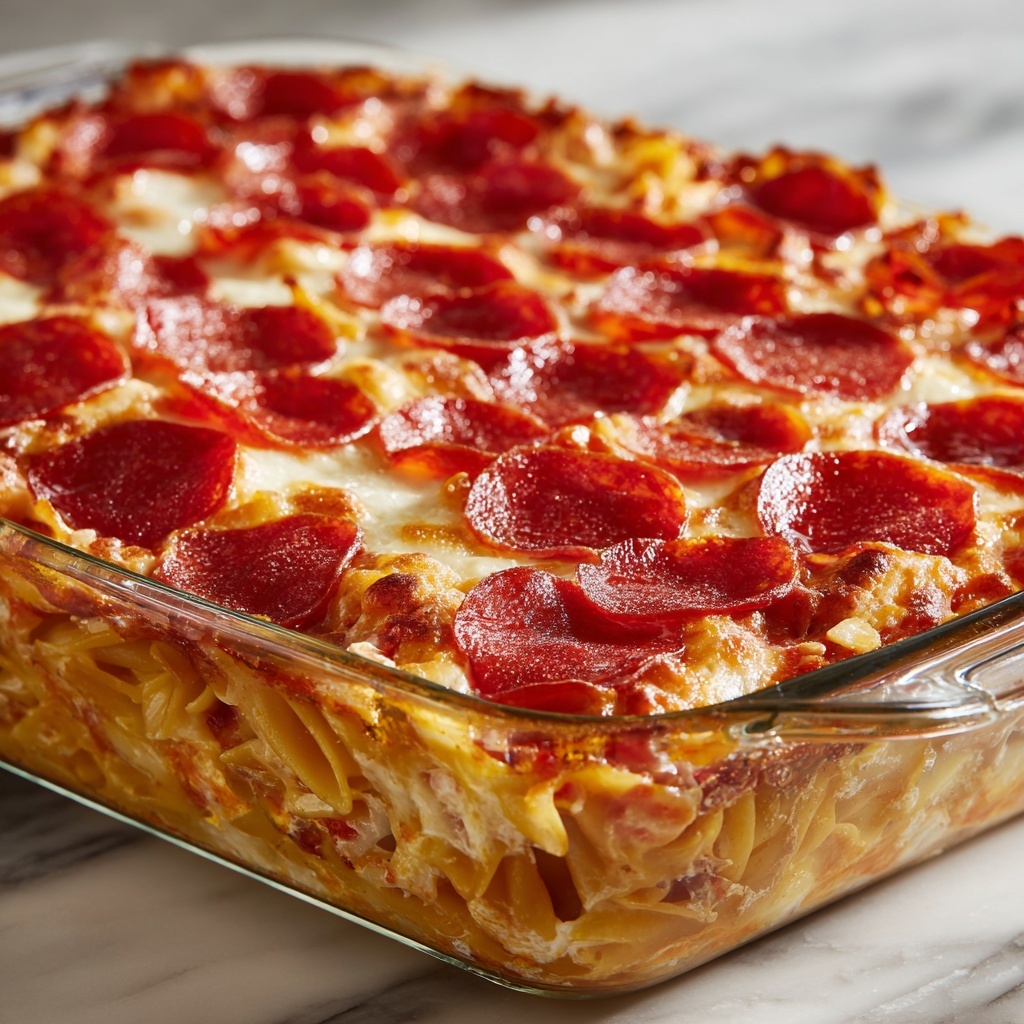 Mama's Pizza Casserole Recipe - Recipe Image