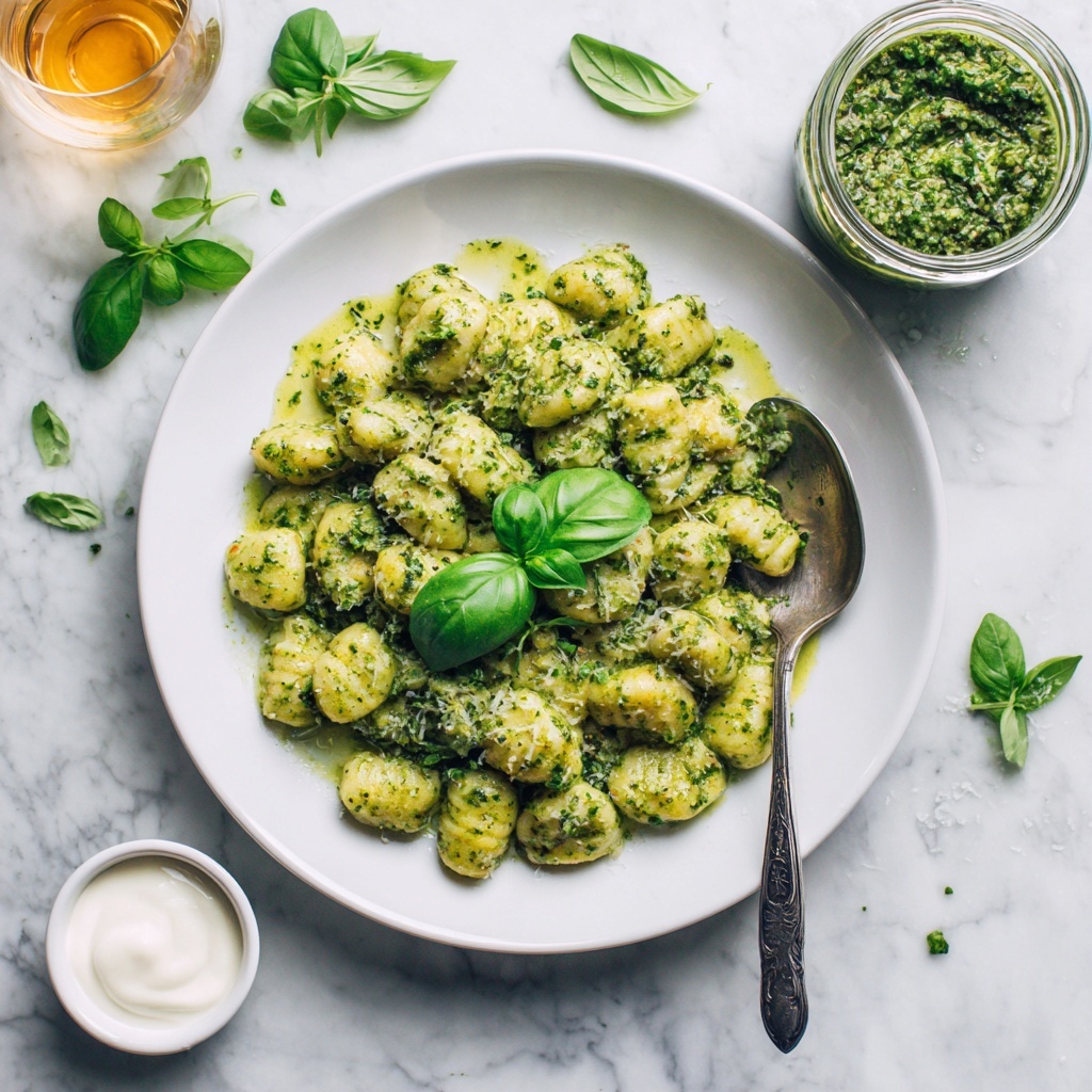 Creamy Pesto Gnocchi for Two Recipe - Recipe Image