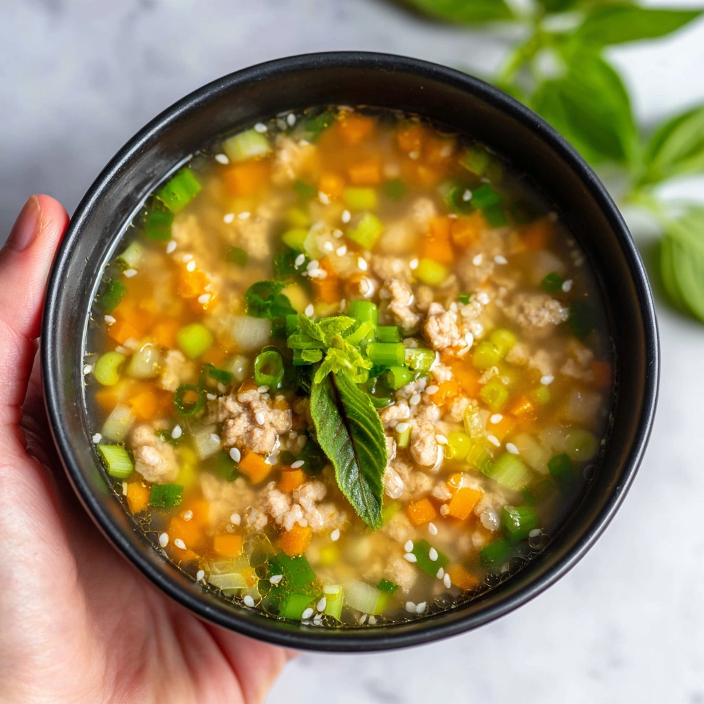 Vegetarian Hot and Sour Soup Recipe - Recipe Image