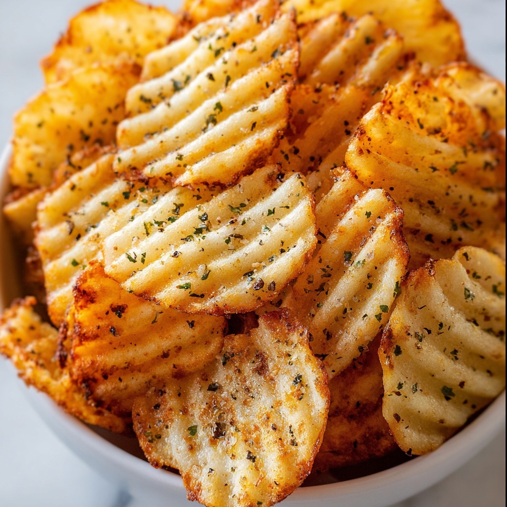 Air Fryer Spicy Dill Pickle Chips Recipe - Recipe Image