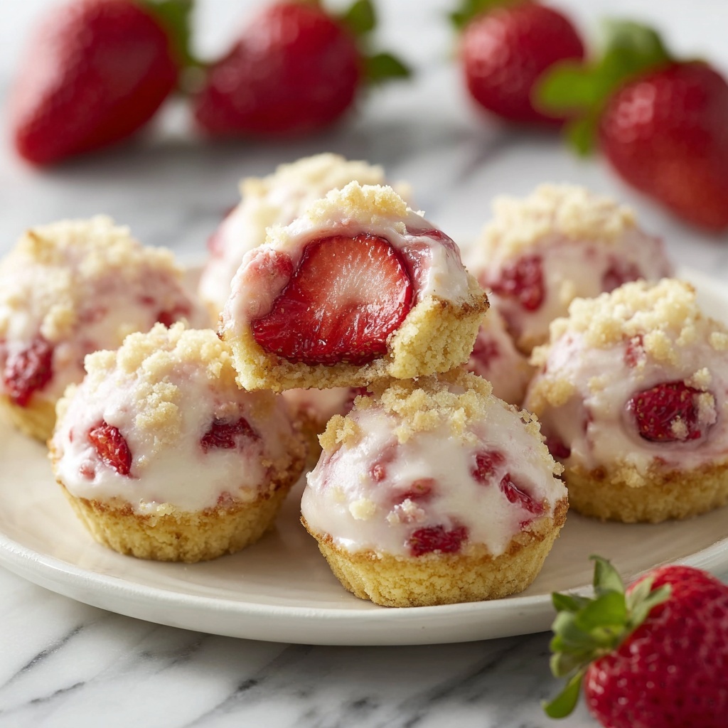 Strawberry Yogurt Bites Recipe - Recipe Image