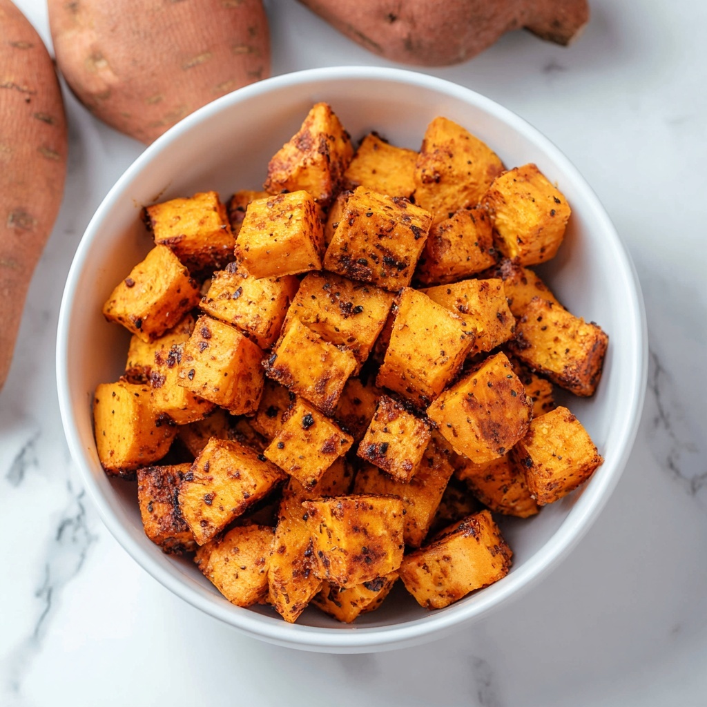 Crispy Roasted Sweet Potatoes Recipe - Recipe Image