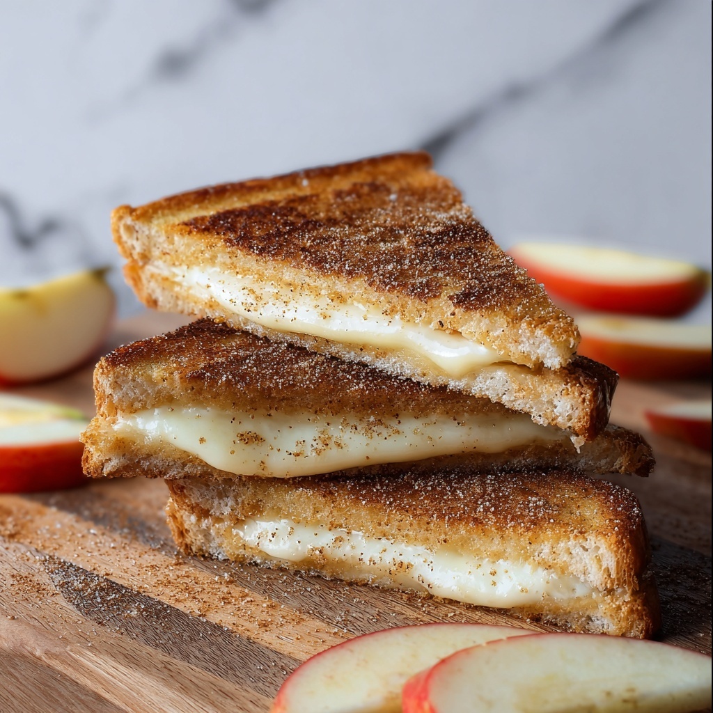 Cinnamon Brie Apple Grilled Cheese Recipe - Recipe Image