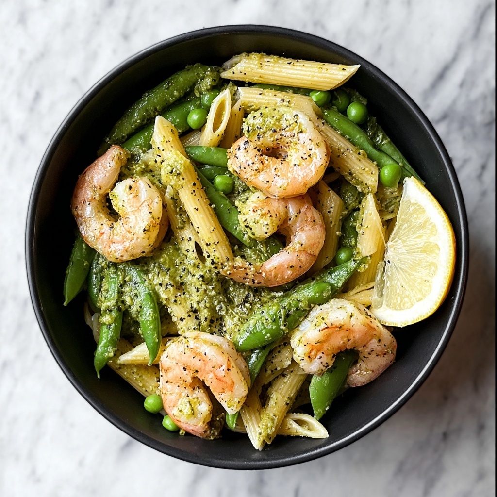 Shrimp Pesto Penne Recipe - Recipe Image