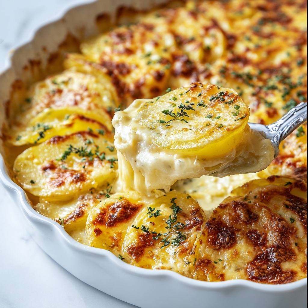 Cheesy Scalloped Potatoes Recipe - Recipe Image