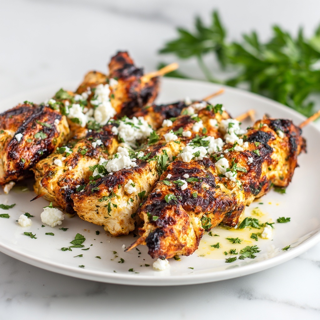 Garlic Parmesan Chicken Skewers Recipe - Recipe Image