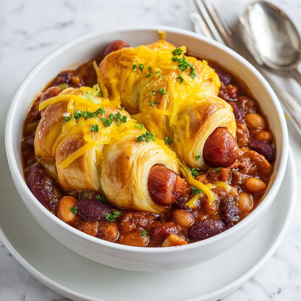 Chili Cheese Dog Casserole Recipe - Recipe Image