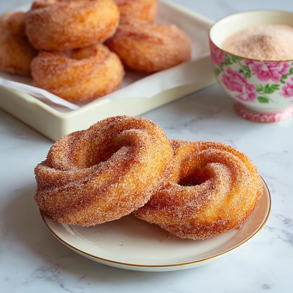 Cinnamon Sugar Twist Doughnuts Recipe - Recipe Image
