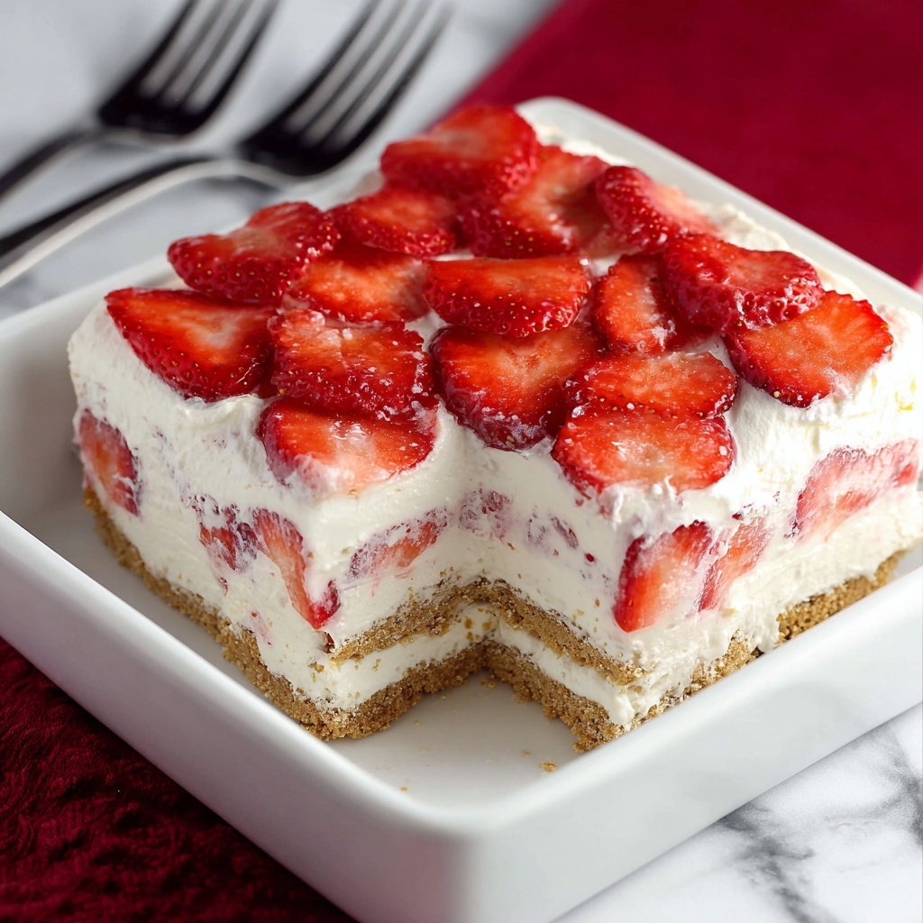 Strawberry Icebox Cake Recipe - Recipe Image