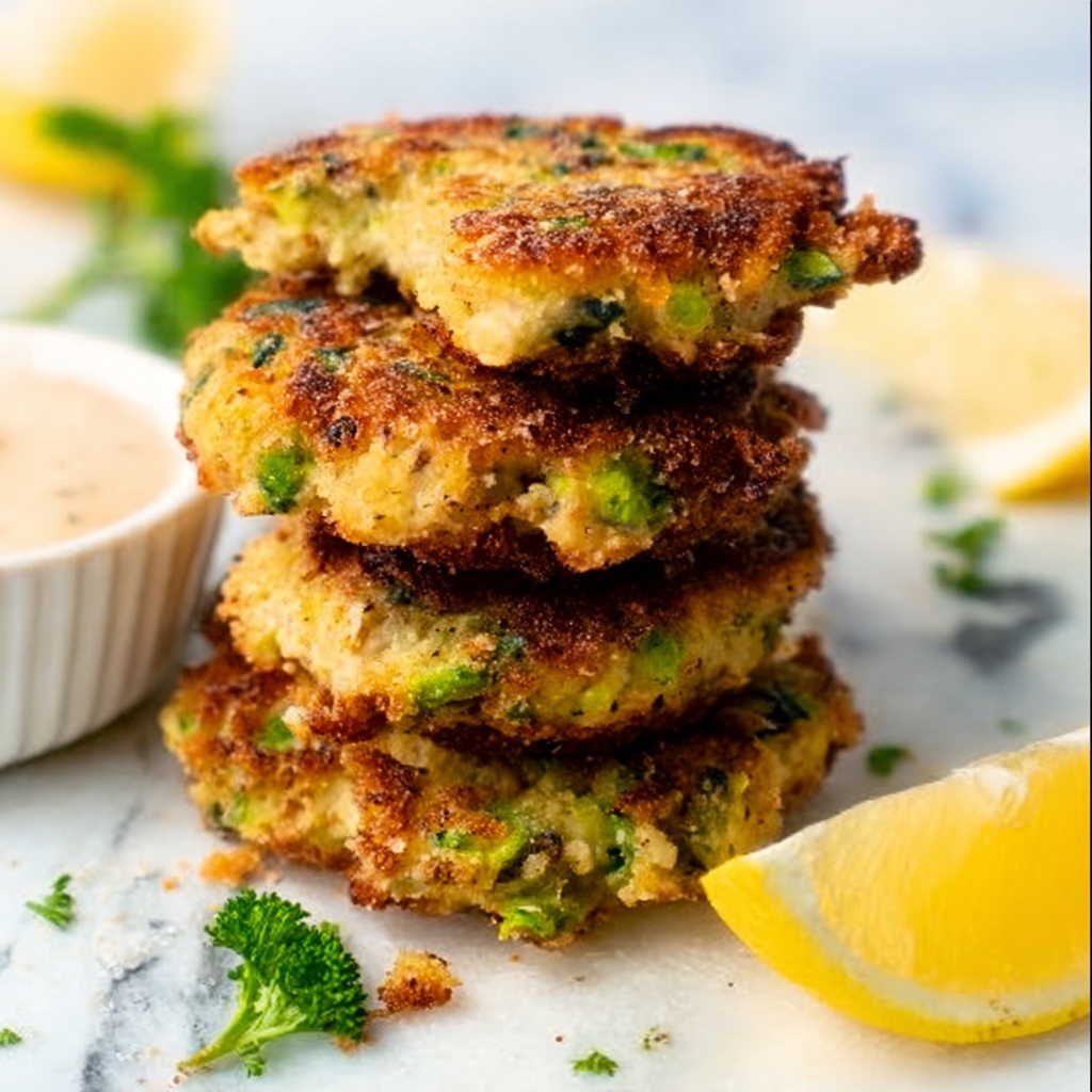 Broccoli Chicken Fritters Recipe - Recipe Image