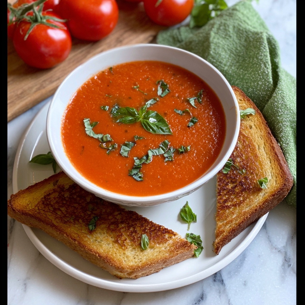 Roasted Tomato Basil Soup Recipe - Recipe Image