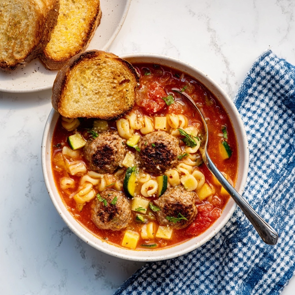Italian Meatball Soup Recipe - Recipe Image