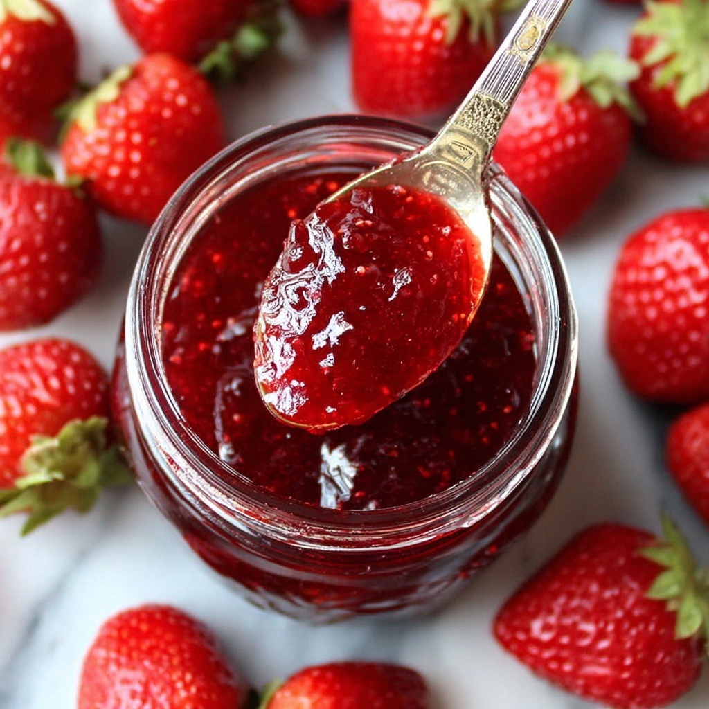 Strawberry Balsamic Jam Recipe - Recipe Image