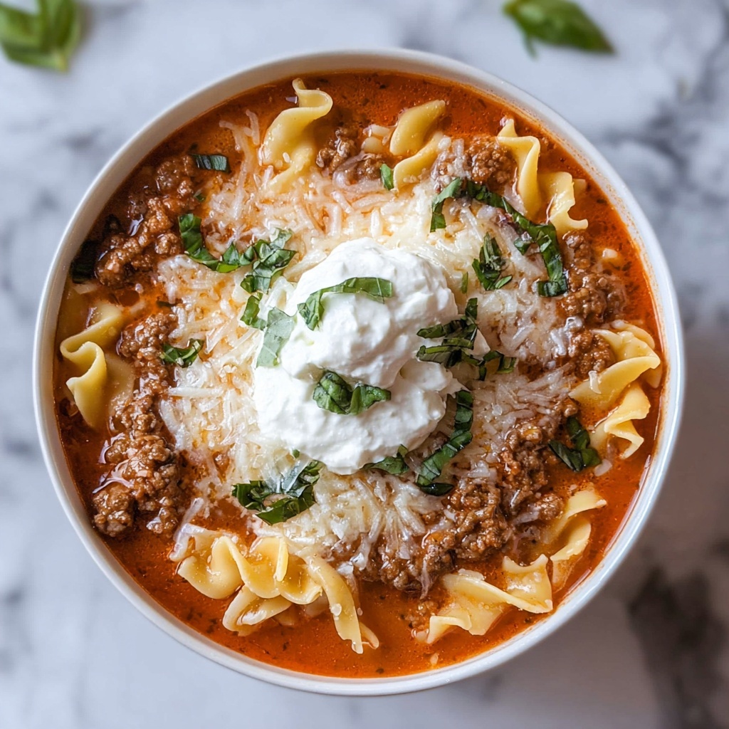 Easy Lasagna Soup Recipe - Recipe Image