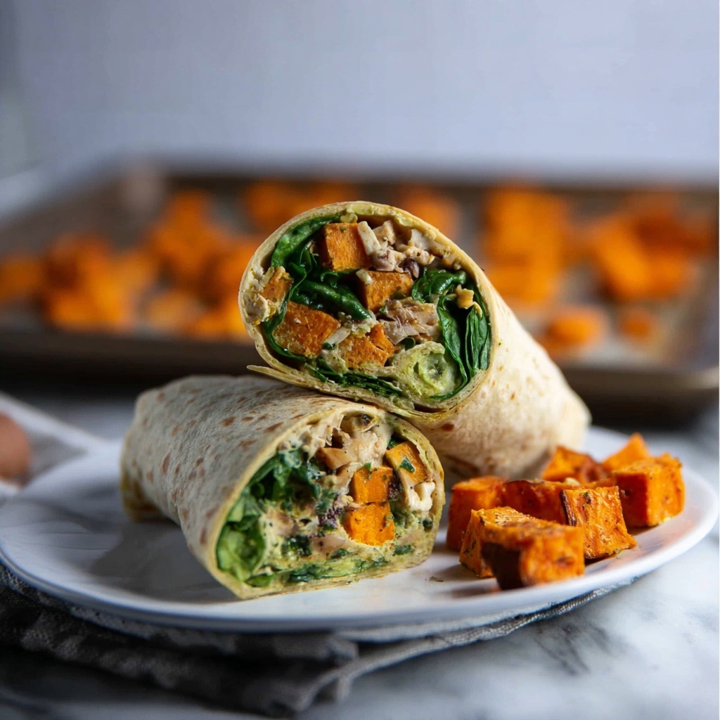 Low-Carb Breakfast Burrito with Eggs, Avocado, and Sautéed Vegetables Recipe - Recipe Image