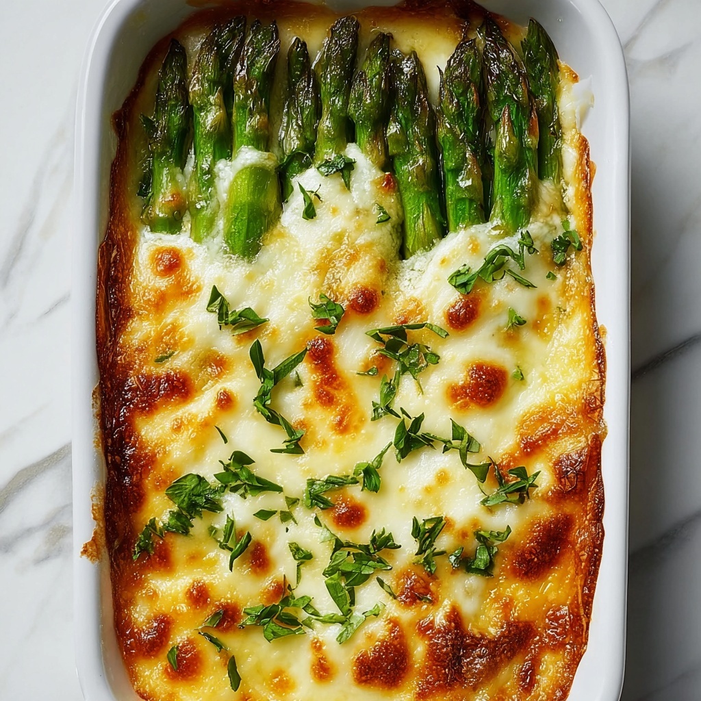 Cheesy Asparagus Casserole Recipe - Recipe Image