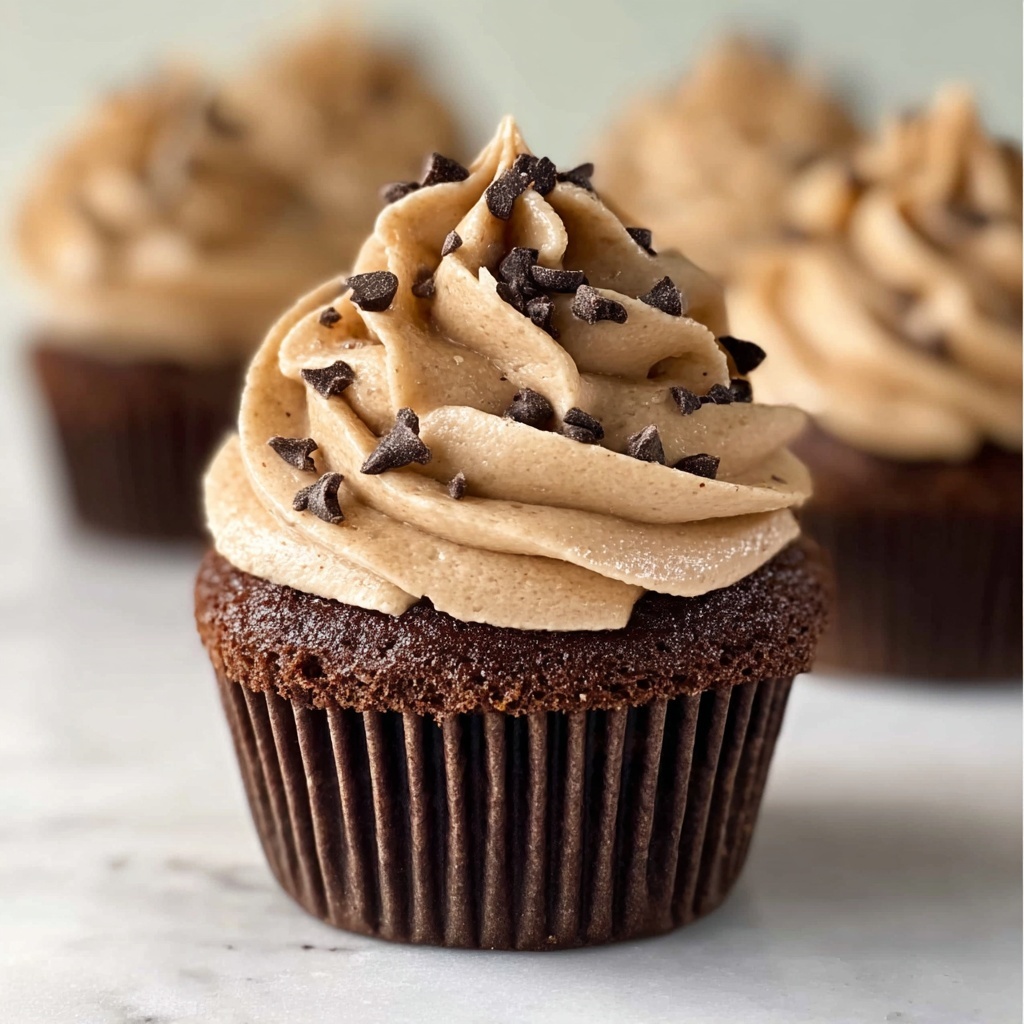 Velvety Mocha Chocolate Cupcakes Recipe - Recipe Image